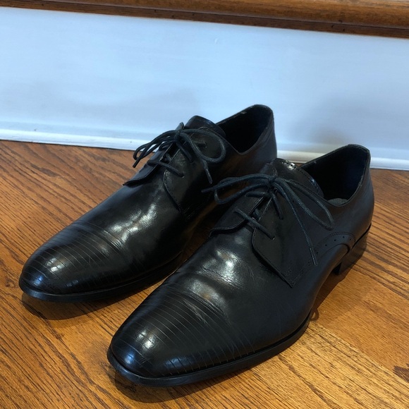 Kenneth Cole Other - Kenneth Cole, men’s black leather dress shoes, size 10.5